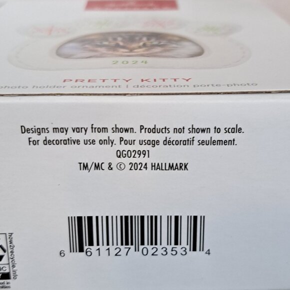 Hallmark Keepsake Ornament 2024 Pretty Kitty Photo Holder - Picture 6 of 14